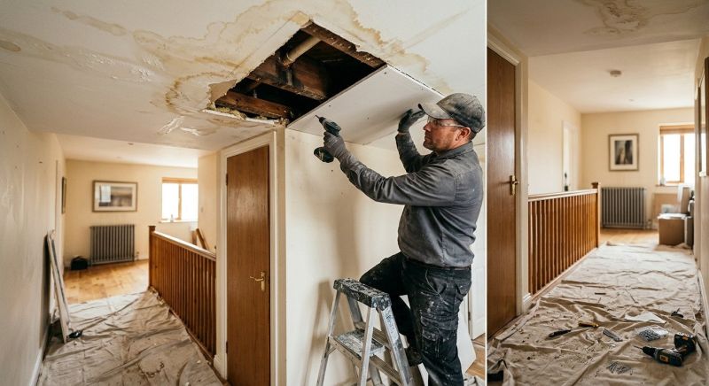 Water Damage Ceiling Repair in Houston, TX